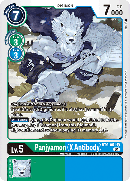 Panjyamon (X Antibody) - Digimon