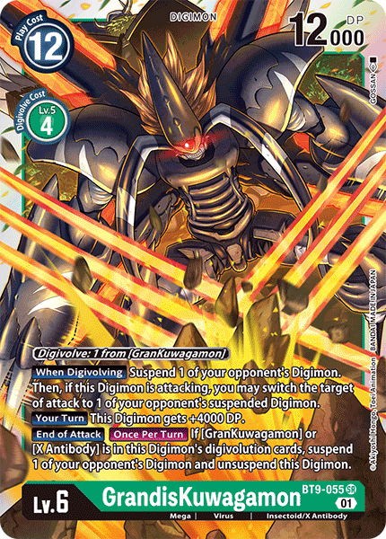 GrandisKuwagamon - Digimon