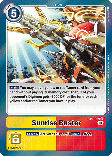 Sunrise Buster - Digimon