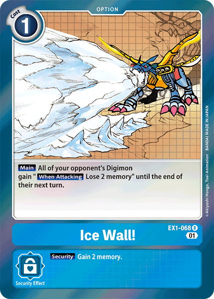 Ice Wall! - Digimon