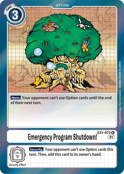 Emergency Program Shutdown! - Digimon