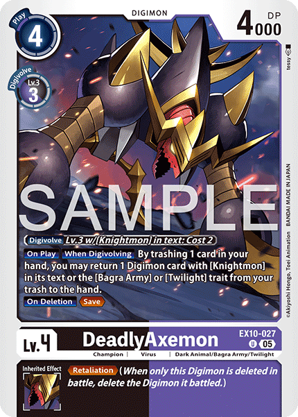 DeadlyAxemon - Digimon