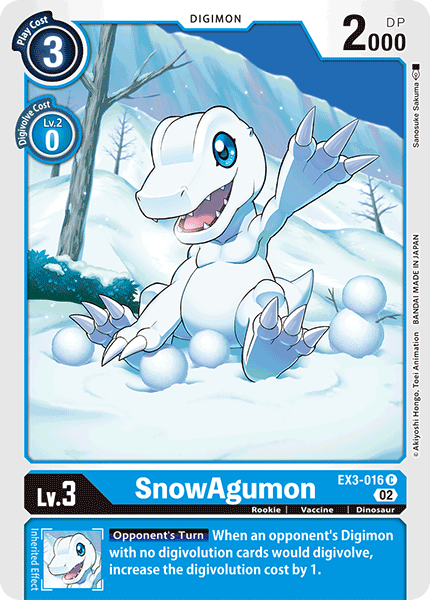 SnowAgumon - Digimon
