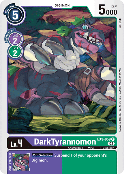 DarkTyrannomon - Digimon