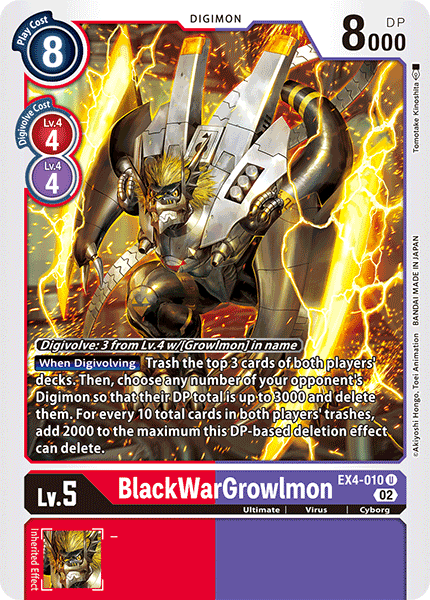 BlackWarGrowlmon - Digimon
