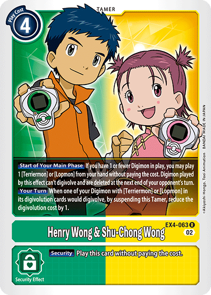 Henry Wong & Shu-Chong Wong - Digimon