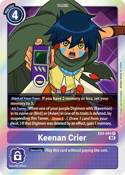 Keenan Crier - Digimon
