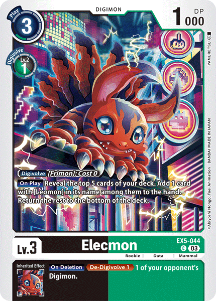 Elecmon - Digimon