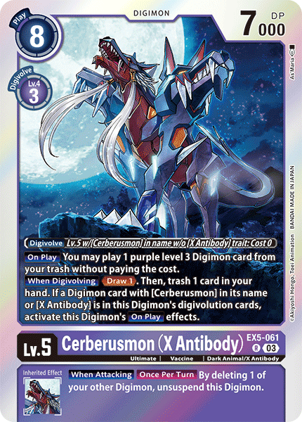 Cerberusmon (X Antibody) - Digimon