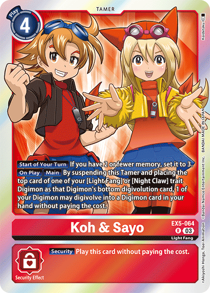 Koh & Sayo - Digimon