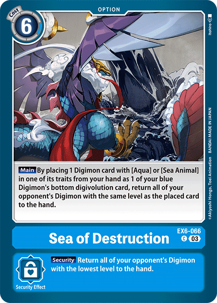 Sea of Destruction - Digimon