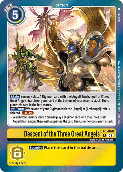 Descent of the Three Great Angels - Digimon