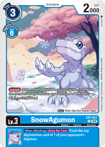 SnowAgumon - Digimon