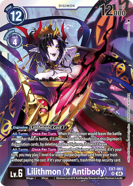Lilithmon (X Antibody) - Digimon