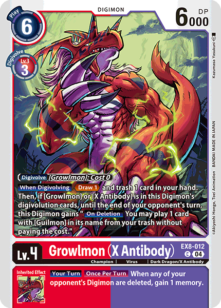 Growlmon (X Antibody) - Digimon