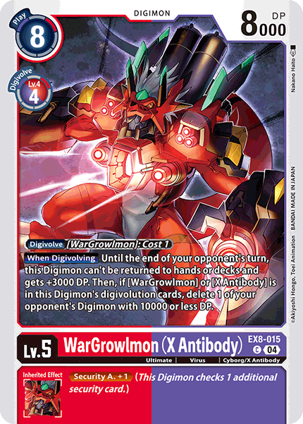 WarGrowlmon (X Antibody) - Digimon