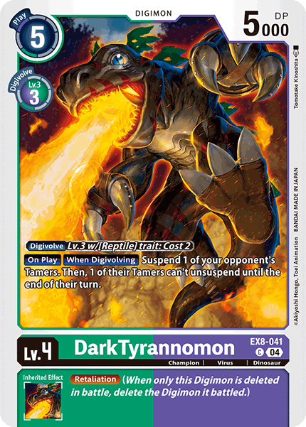 DarkTyrannomon - Digimon