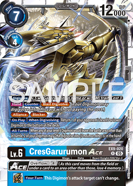 CresGarurumon - Digimon