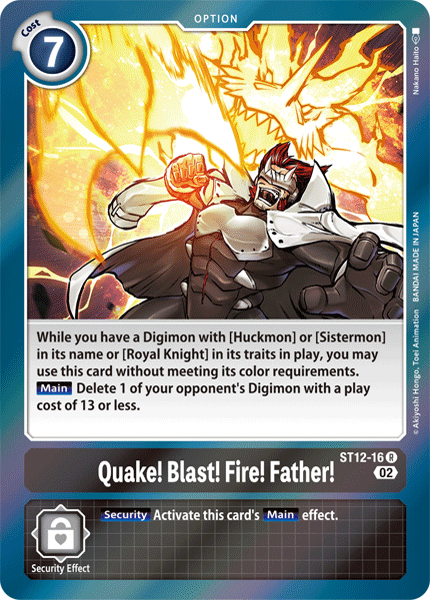 Quake! Blast! Fire! Father! - Digimon