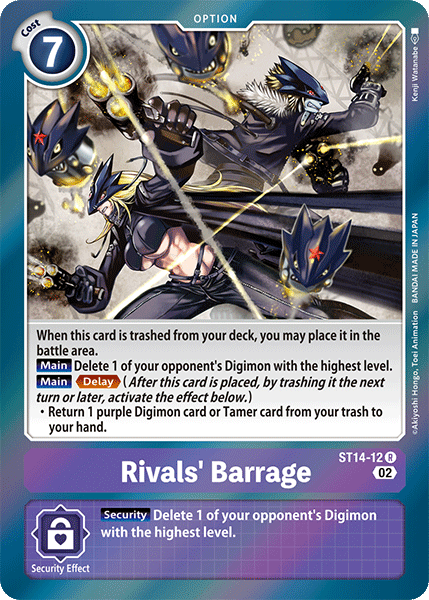 Rivals' Barrage - Digimon