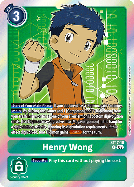 Henry Wong - Digimon