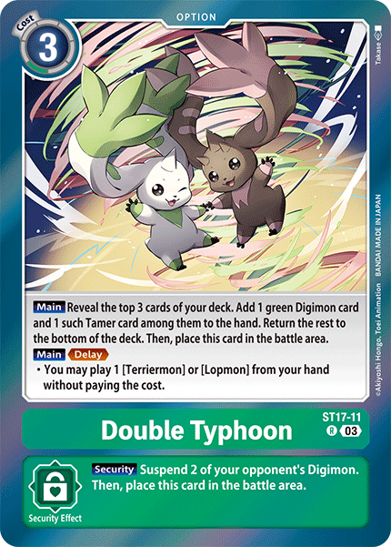 Double Typhoon - Digimon
