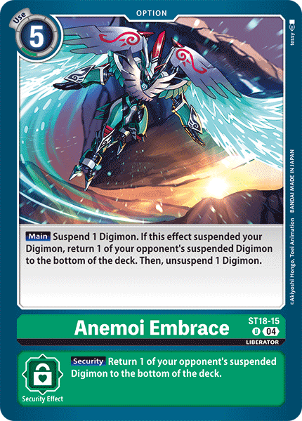 Anemoi Embrace - Digimon