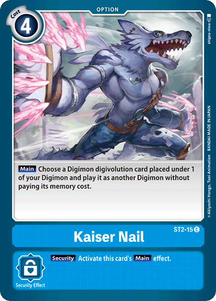 Kaiser Nail - Digimon
