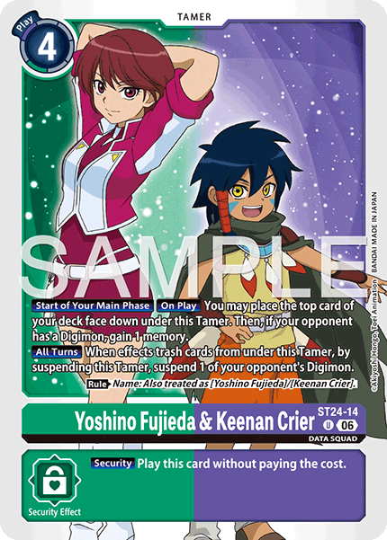 Yoshino Fujieda & Keenan Crier - Digimon